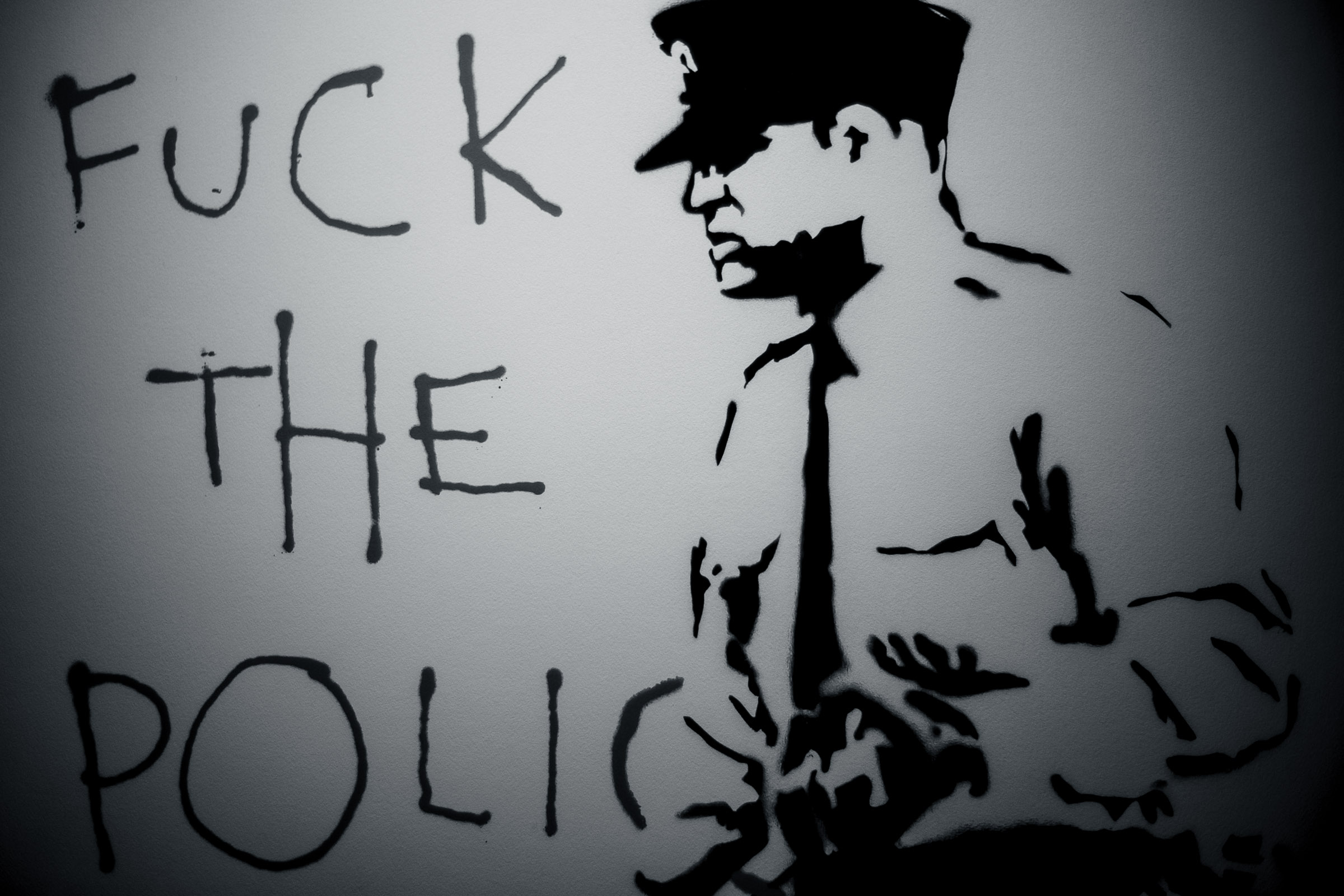 Banksy: Fuck the police