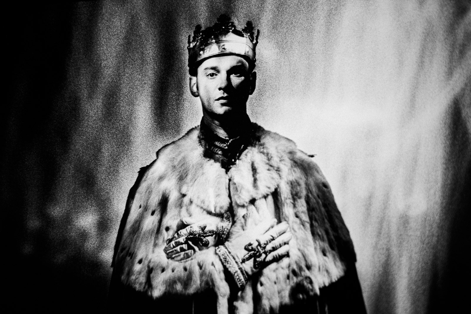 Dave Gahan from Depeche Mode, Enjoy the Silence, artwork by Anton Corbijn, Fotografiska exhibition